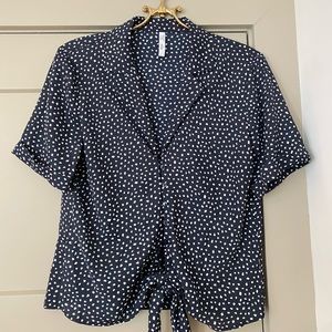 MANGO Cropped Blouse